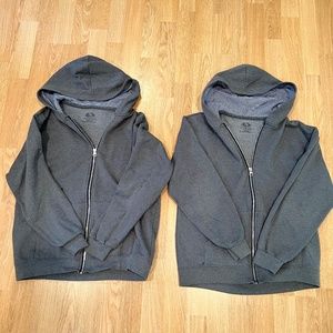 Fruit of the Loom Boy's Fleece Hoodie - 2 Pack